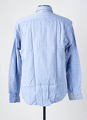 Chemise manches longues imprimé fantaisie bleu PIERRE CARDIN homme