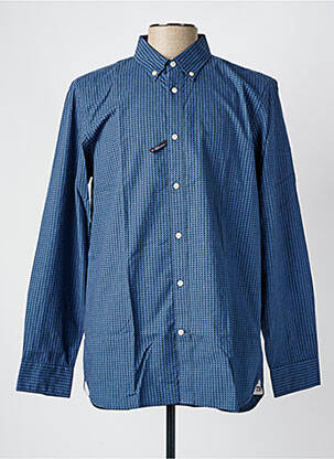 Chemise manches longues imprimé fantaisie bleu TOMMY HILFIGER homme