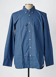 Chemise manches longues imprimé fantaisie bleu TOMMY HILFIGER homme