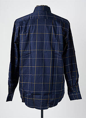 Chemise manches longues imprimé fantaisie bleu SEIDEN STICKER homme