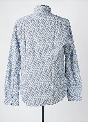 Chemise manches longues imprimé fantaisie blanc DELAHAYE homme