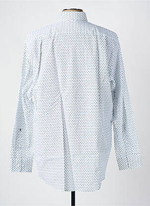 Chemise manches longues imprimé fantaisie blanc SEIDEN STICKER homme