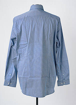 Chemise manches longues imprimé fantaisie bleu PIERRE CARDIN homme