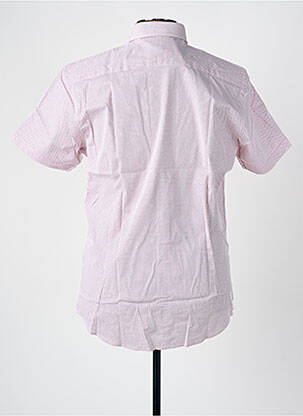 Chemise manches courtes imprimé fantaisie blanc DELAHAYE homme