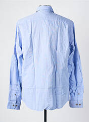 Chemise manches longues bleu DELAHAYE pour homme seconde vue