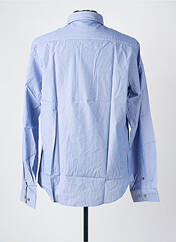 Chemise manches longues bleu DELAHAYE pour homme seconde vue