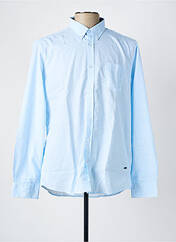 Chemise manches longues bleu DELAHAYE pour homme seconde vue