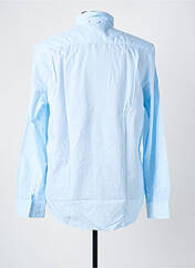 Chemise manches longues bleu DELAHAYE pour homme seconde vue