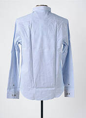 Chemise manches longues bleu DELAHAYE pour homme seconde vue