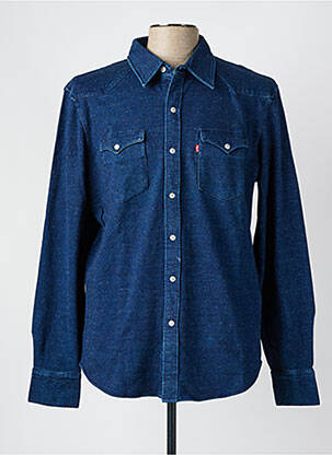 Chemise manches longues bleu LEVIS pour homme