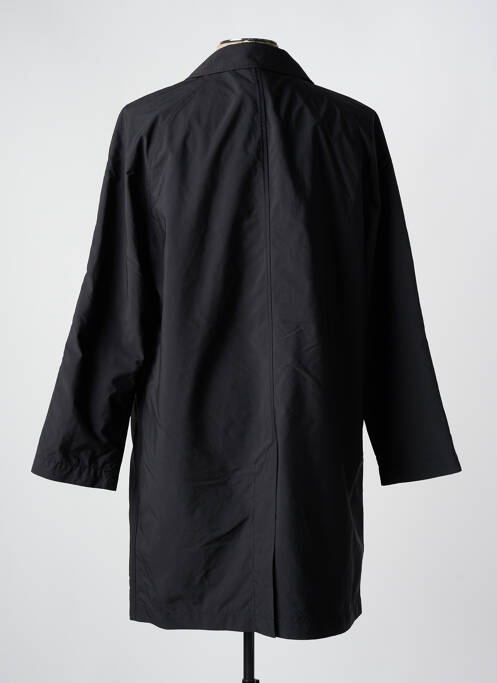 Trench poches sans capuche noir BRUNO SAINT HILAIRE homme