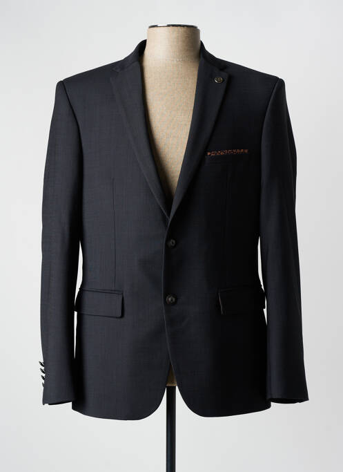 Blazer manches longues noir BRUNO SAINT HILAIRE homme