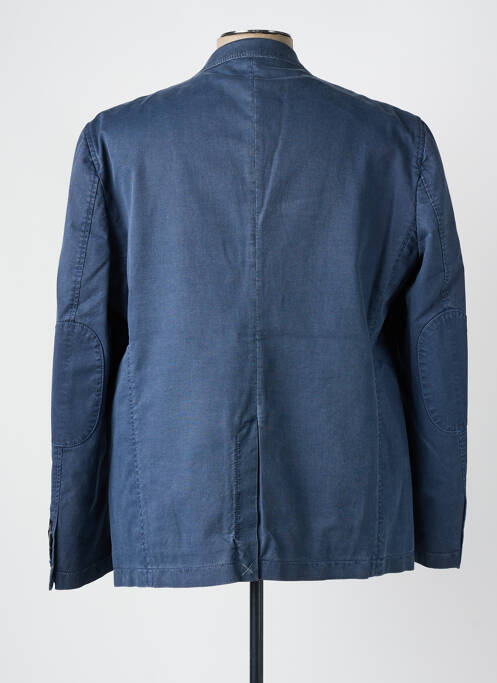 Blazer manches longues bleu BRUNO SAINT HILAIRE homme