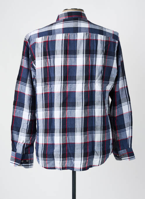 Chemise manches longues imprimé fantaisie bleu PIERRE CARDIN homme