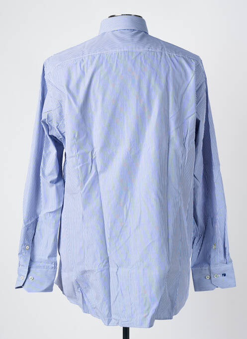 Chemise manches longues fermeture boutonnée sur le devant bleu PIERRE CARDIN homme