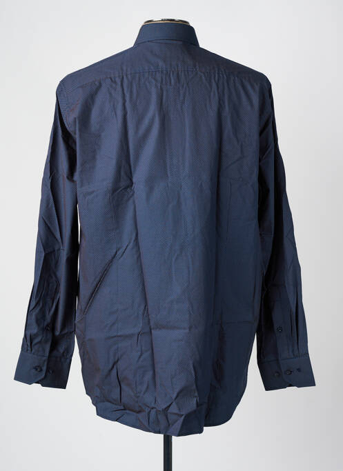 Chemise manches longues imprimé fantaisie bleu PIERRE CARDIN homme