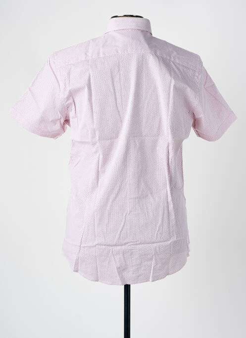 Chemise manches courtes imprimé fantaisie blanc DELAHAYE homme