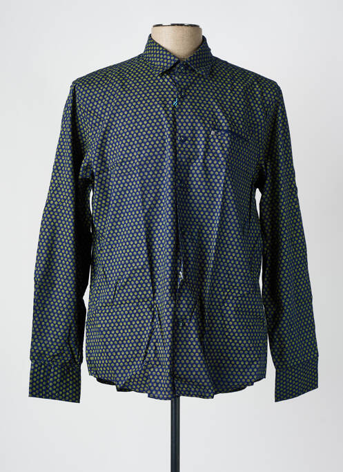 Chemise manches longues bleu PIERRE CARDIN pour homme