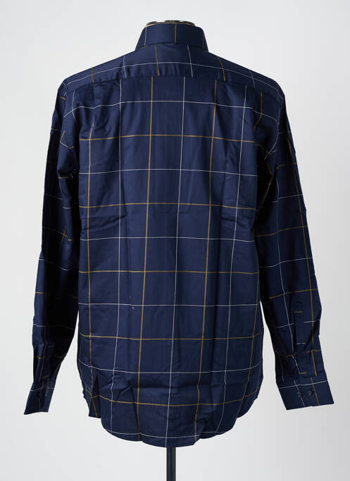 Chemise manches longues bleu SEIDEN STICKER homme