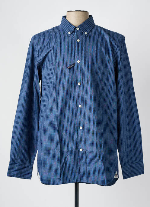 Chemise manches longues bleu TOMMY HILFIGER homme