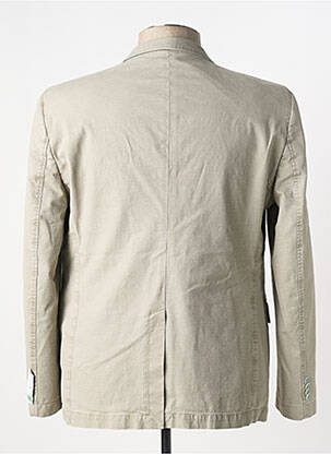 Blazer coupe cintrée beige BRUNO SAINT HILAIRE homme