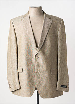 Blazer tissage chiné beige CARL CROSS homme