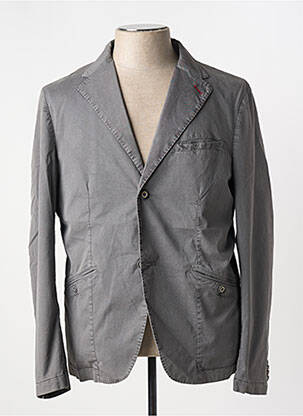 Blazer coupe cintrée gris MCS homme