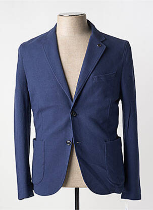 Blazer coupe cintrée bleu DELAHAYE homme