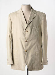 Blazer coupe cintrée beige BRUNO SAINT HILAIRE homme