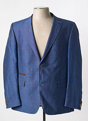 Blazer tissage chiné bleu CARL CROSS homme