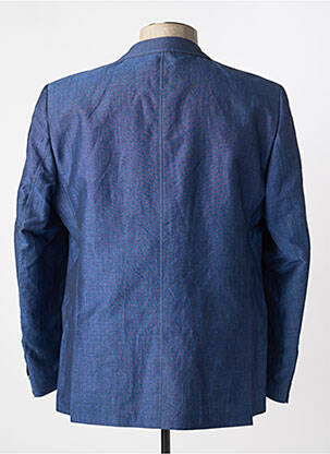 Blazer tissage chiné bleu CARL CROSS homme
