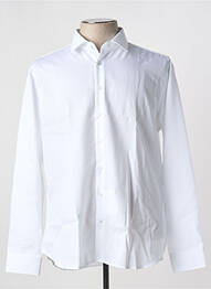 Chemise manches longues coupe droite blanc SEIDEN STICKER homme