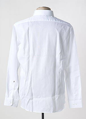 Chemise manches longues coupe droite blanc SEIDEN STICKER homme