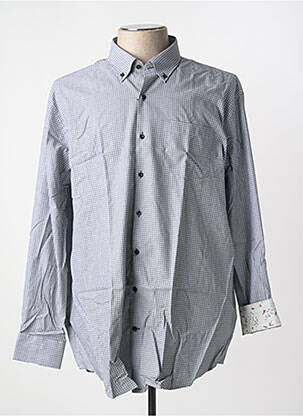 Chemise manches longues imprimé fantaisie gris PIERRE CARDIN homme
