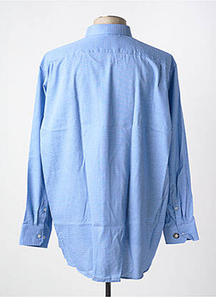 Chemise manches longues coupe droite bleu SEIDEN STICKER homme
