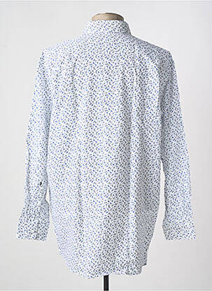 Chemise manches longues coupe droite bleu SEIDEN STICKER homme