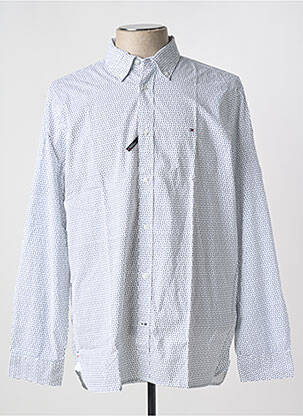 Chemise manches longues imprimé fantaisie bleu TOMMY HILFIGER homme