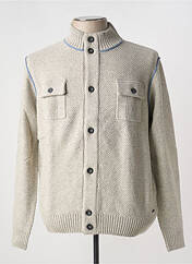 Gilet manches longues gris DELAHAYE pour homme seconde vue