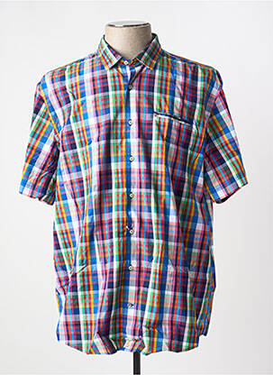 Chemise manches courtes bleu PIERRE CARDIN pour homme