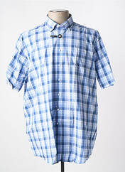 Chemise manches courtes bleu SEIDEN STICKER pour homme seconde vue