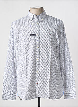 Chemise manches longues blanc TOMMY HILFIGER pour homme