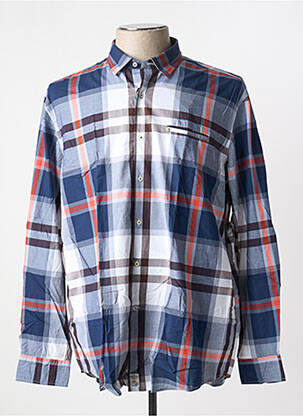 Chemise manches longues bleu PIERRE CARDIN pour homme