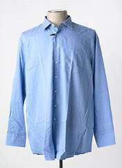 Chemise manches longues bleu SEIDEN STICKER pour homme seconde vue