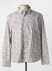 Chemise manches longues marron DELAHAYE pour homme seconde vue