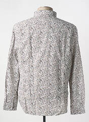 Chemise manches longues marron DELAHAYE pour homme seconde vue