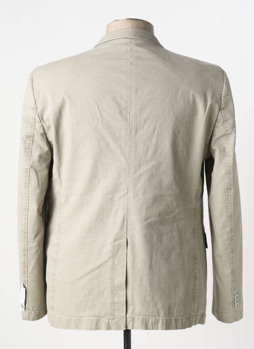 Blazer coupe cintrée beige BRUNO SAINT HILAIRE homme