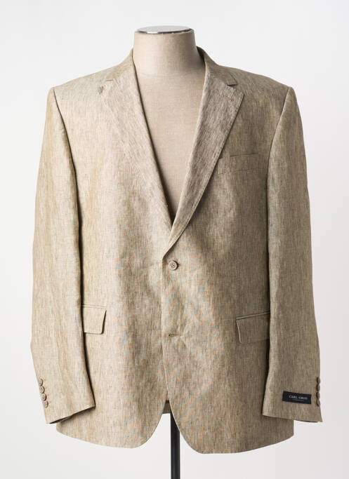 Blazer tissage chiné beige CARL CROSS homme