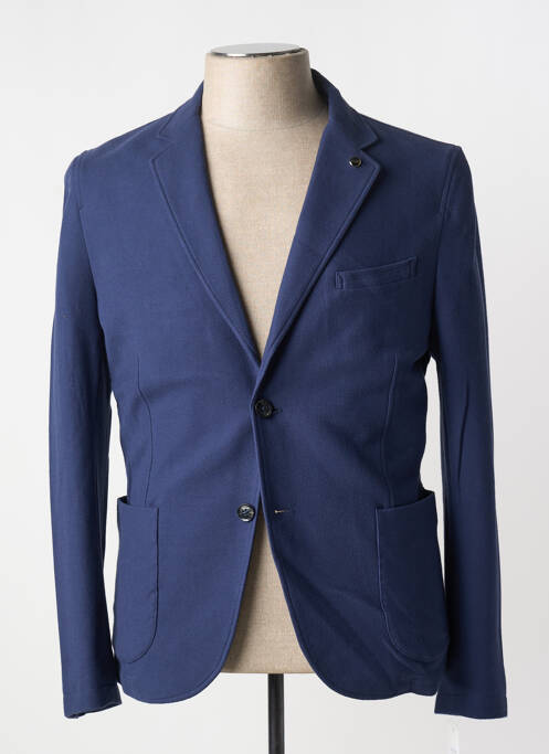 Blazer coupe cintrée bleu DELAHAYE homme