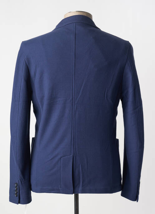 Blazer coupe cintrée bleu DELAHAYE homme