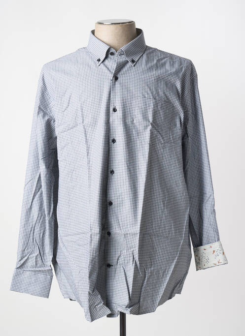 Chemise manches longues imprimé fantaisie gris PIERRE CARDIN homme